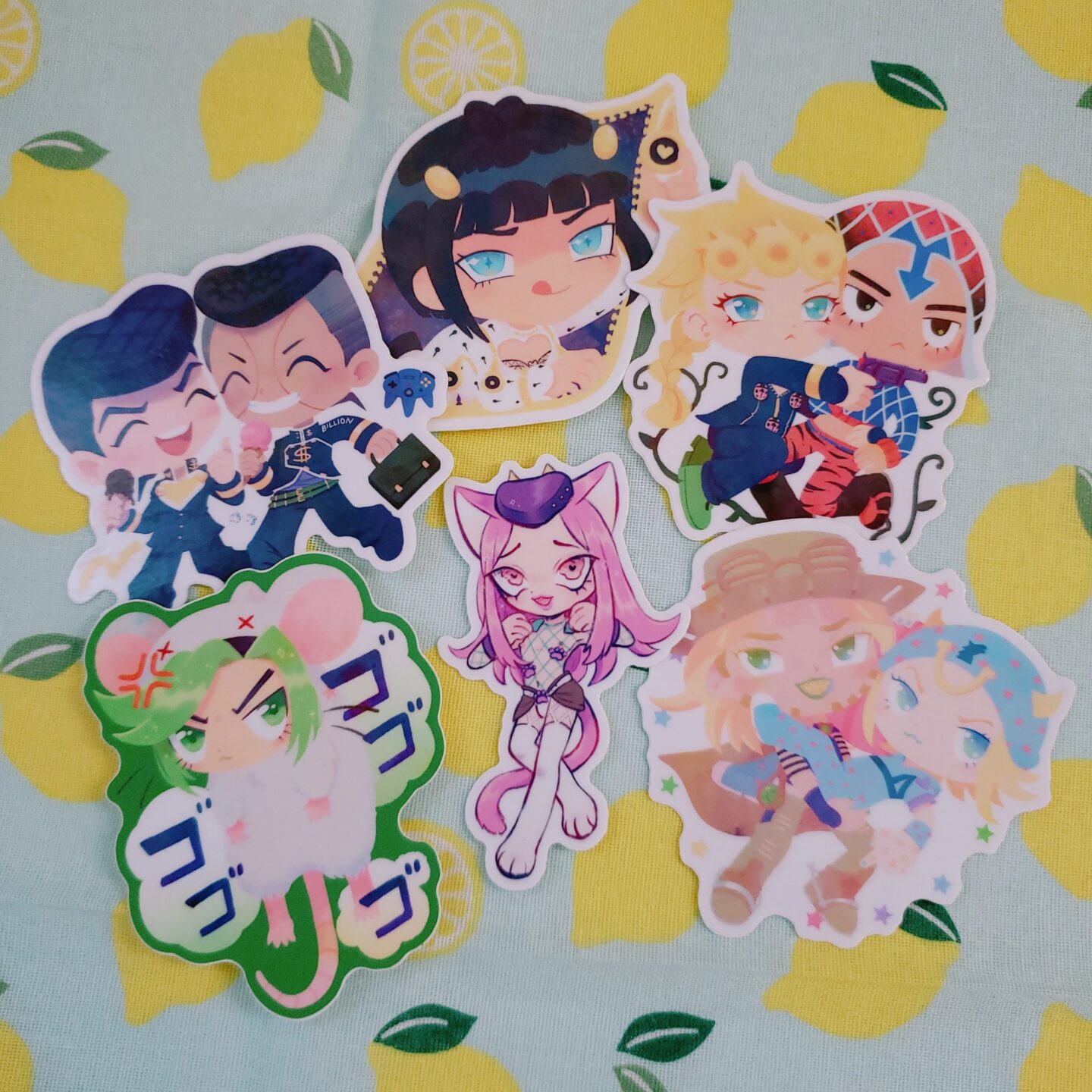 JJBA Waterproof Stickers – Wrabbit-Art