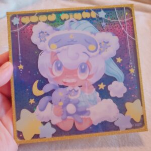 Good Night Original Acrylic Board Print