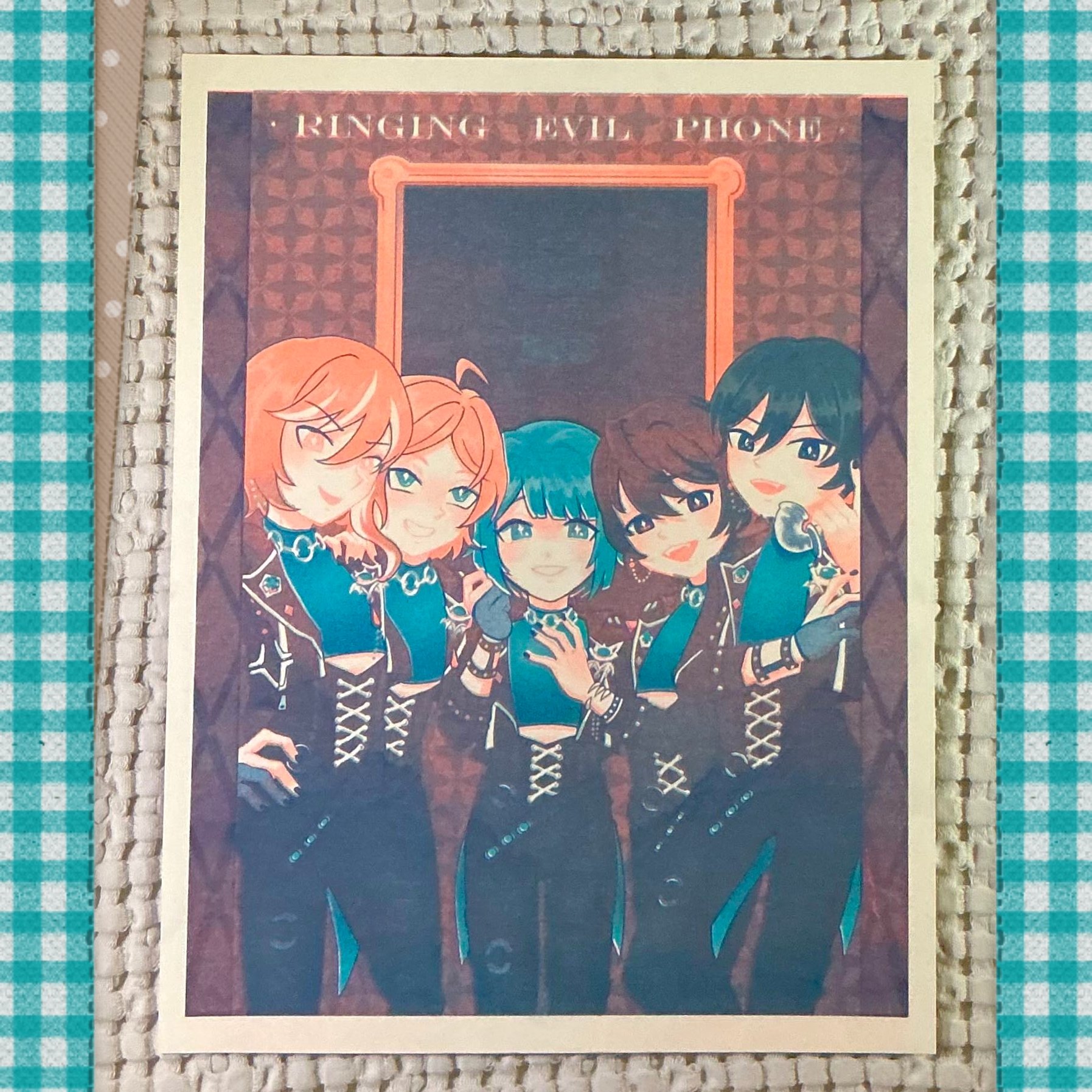 Ringing Evil Phone Enstars Riso Print