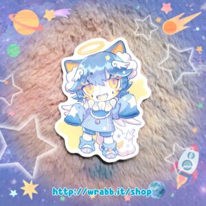 Clown Babie (Tenshi Kaiwai ver) Waterproof Sticker