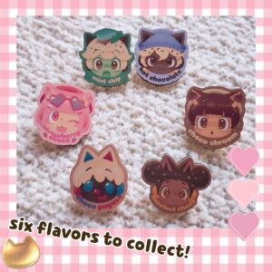 Nyacaron Choco Mix ORIGINAL Wooden Pin Blind Box